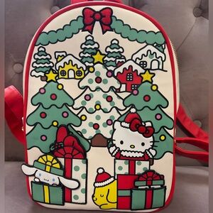 Hello kitty and friends “her universe” christmas backpack